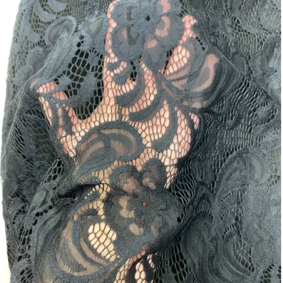 Black Floral BodyCon Dress - Small - NWT - Picture 2 of 3